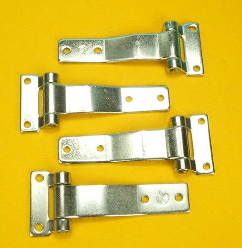 Zinc plated hinges - 4,