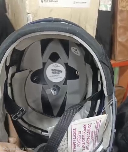 Cricket helmet with stem - cricket, guard