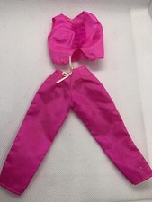 Barbie Fashion Doll Clothes. Genuine Pink Trousers Top Outfit