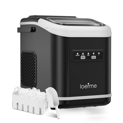 Ice maker machine - ice, counter