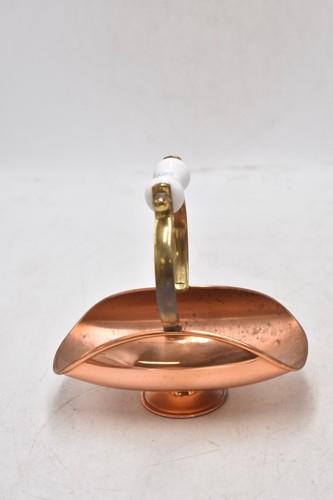 Vintage copper bonbon dish - copper,