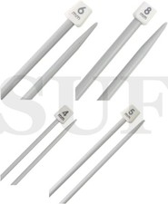 Knitting Needles Single Point Plastic 25cm Length 4mm 5mm 6mm 8mm Sizes 4 pairs