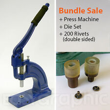 200 Double-cap Rivets + Press