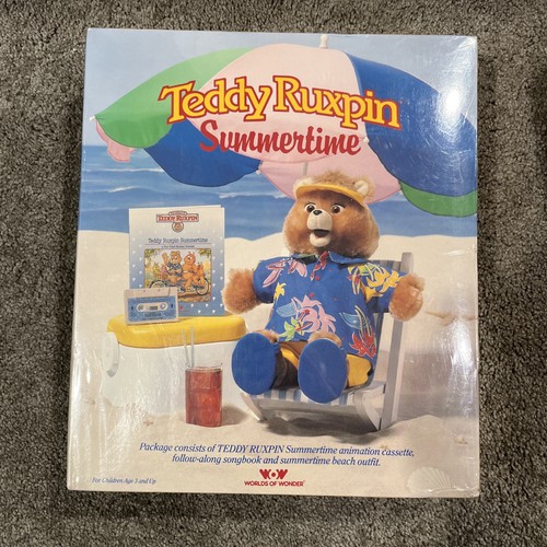 Vintage 1987 teddy - 1987, ruxpin