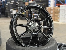 Used 17x7.5 AOW ZE40 (4 wheel) Black 4x100 fit Honda Toyota Mazda Kia