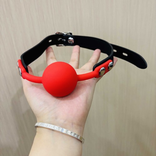 Silicone mouth ball - mouth, gag