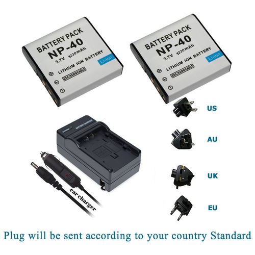 2xbattery np40 charger - np40+,