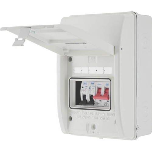 Garage consumer unit - 3, way