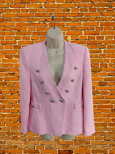 Bnwt zara pink blazer xsmall - pink,