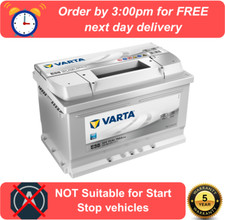 VARTA Silver E38 Battery 100 Type Vauxhall Astra J 1.3 CDTi 95 MK 6 (2009-2016)