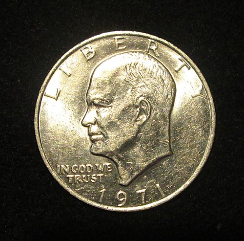 1971p ike dollar from apollo - 1971p,