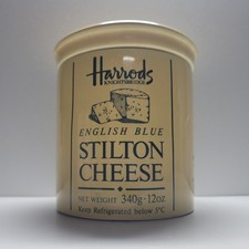 Vintage Harrods Blue Stilton Cheese Storage Jar Pot Vintage Retro Kitchen Decor