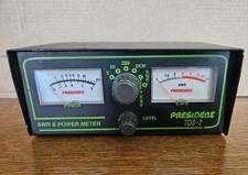 RARE PRESIDENT TOS-2 SWR PWR Meter ROS TOS - 20W 200W 2KW (ZETAGI CRT MIDLAND 