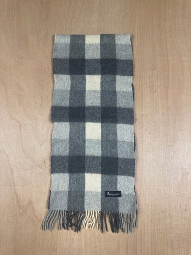 Aquascutum gray block check