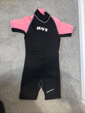 Girls' Short Leg Wet Suit, Age 9-10 Years