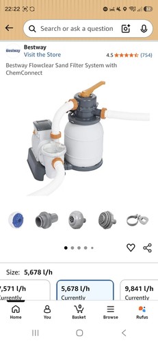 Bestway flowclear sand filter - bestway,