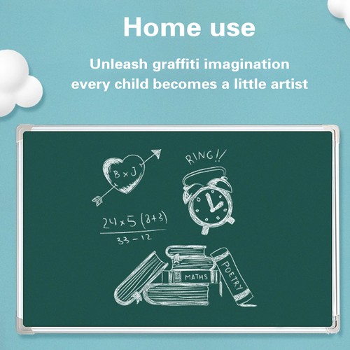 Home black board metal framed - black,