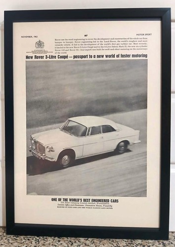 Framed original classic car - original,