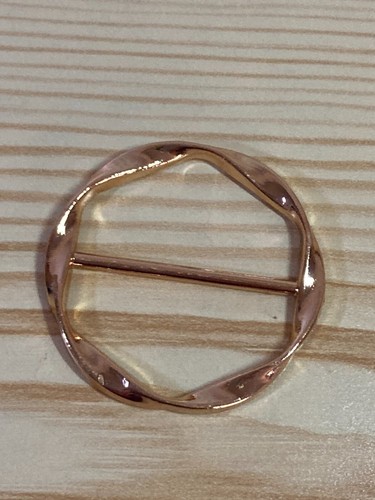 Gold metal scarf - metal, new