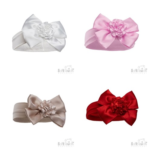 Baby girls headband satin - girls, bow