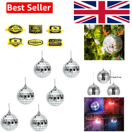 6pcs silver mini disco ball - 6pcs, 2