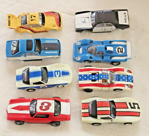 Vintage slot car lot - car,