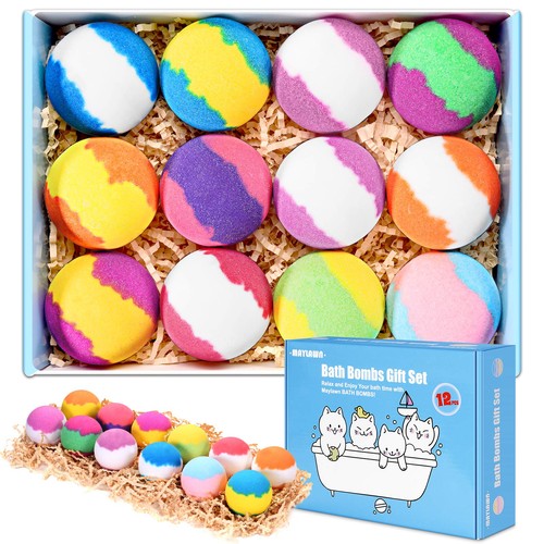 Bath bombs gift set 12pcs - bombs,