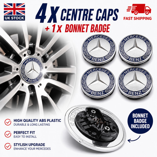 Mercedes blue alloy wheel - mercedes,