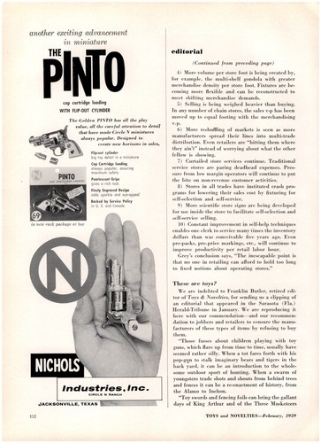 1959 paper toy - paper, pinto