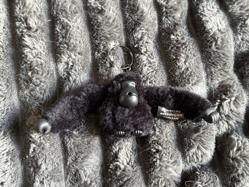 Kipling black monkey keyring - kipling,