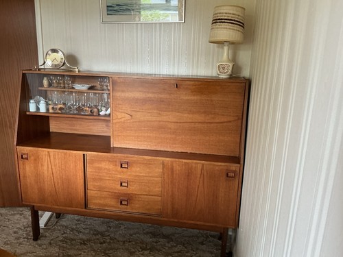 Teak wall unit - teak,