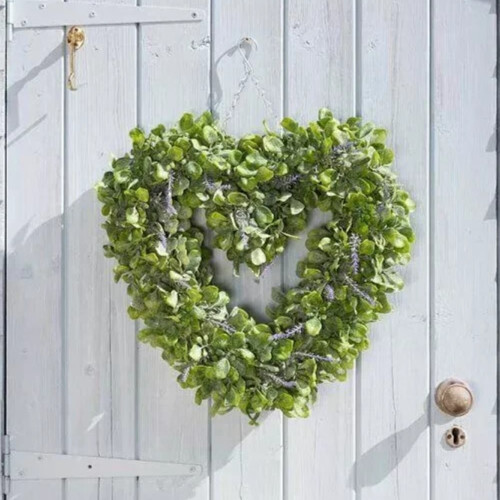 Hanging artificial wreath - hanging,