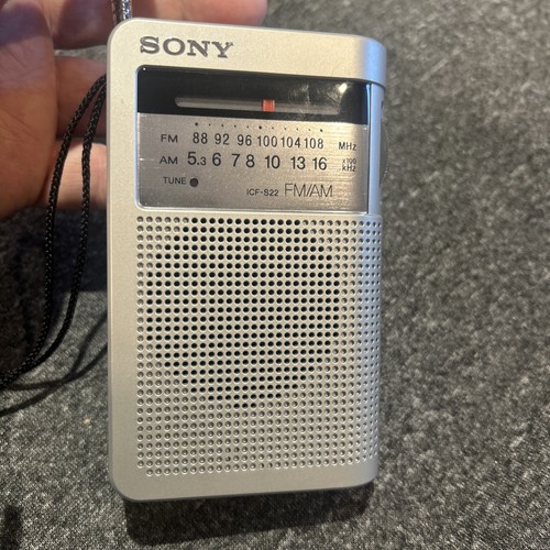 Sony icf s22 portable fm - icf-s22, am/fm