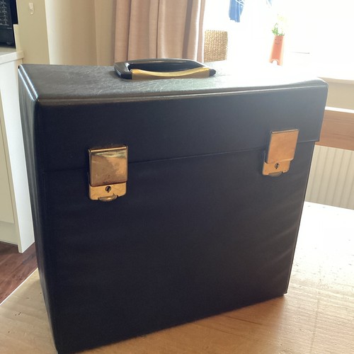Large vintage black vinyl - large,