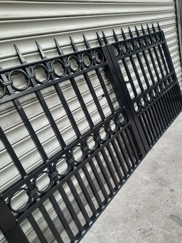 Wrought iron estate driveway - iron,