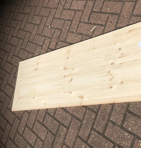 Desk top real solid pine - top,