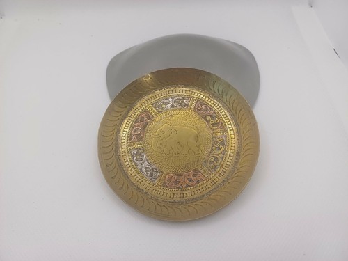 Vintage brass pin tray