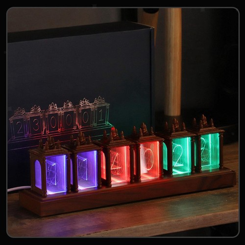 Imitated nixie tube clock - imitated,