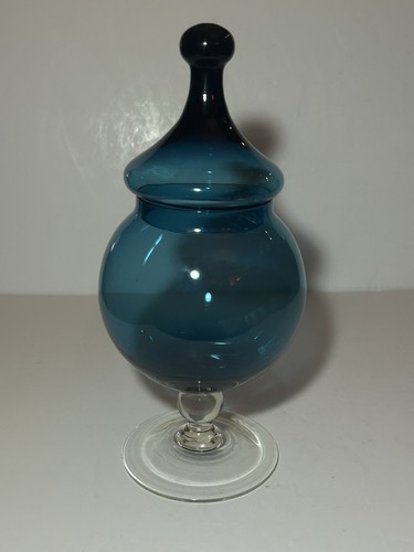 Vintage pretty blue glass - vintage,