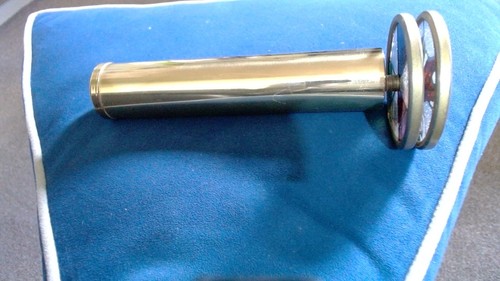 Vintage brass kaleidoscope - brass, w/