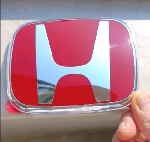 For honda badge emblem red - honda,