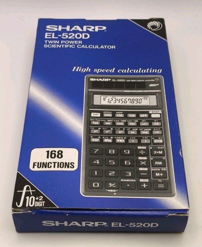 Sharp 520d twin power - sharp, el-520d