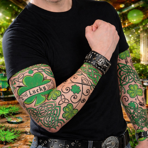 Pair patricks day tattoo - pair,