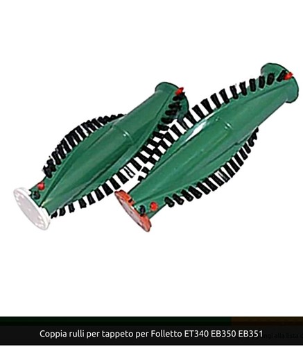 Pair brush rollers in - pair, of