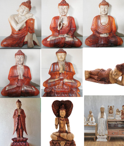 Huge buddha statue ornament - buddha,