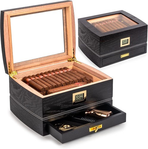 Cigar humidors cedar - humidors,, wood
