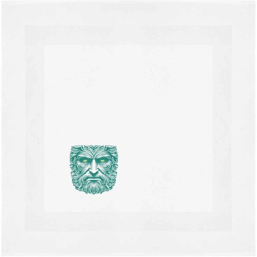 Head neptune napkin - of, neptune'