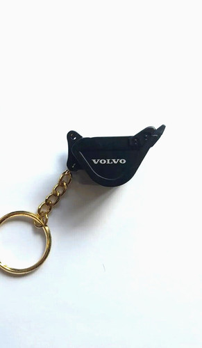 Volvo digger bucket keyring - digger,