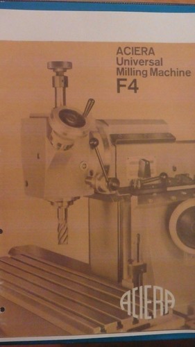 Aciera universal milling - f4,