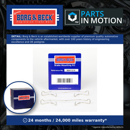 Brake pad fitting - pad, kit